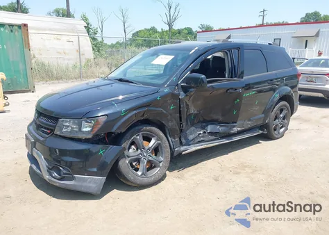 2018 Dodge Journey Crossroad Awd from USA, damaged, VIN 3C4PDDGGXJT364282